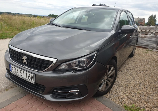 Peugeot 308 cena 53000 przebieg: 59200, rok produkcji 2018 z Kowal małe 67